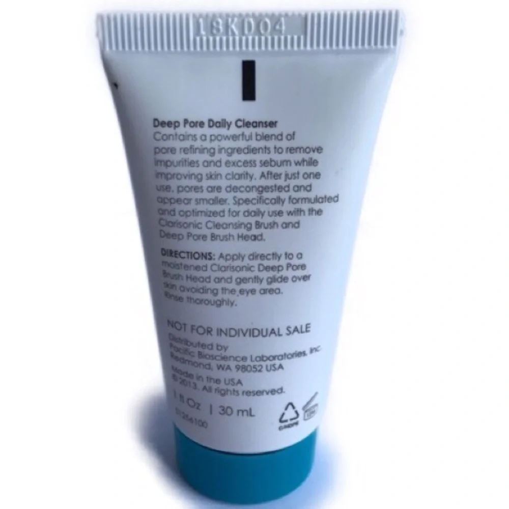 Clarisonic Deep Pore Daily Cleanser Foaming Gel Face Wash 1 oz NWT Discontinued